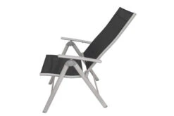 VILLANA Multipositionssessel, Silber/schwarz, Aluminium/Textil, 67 X 58 X 113 Cm, Klappbar 23 VILLANA Multipositionssessel, Silber/schwarz, Aluminium/Textil, 67 X 58 X 113 Cm, Klappbar -Gartenmöbel 10 13397.jpg