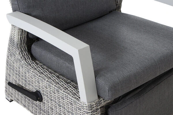 SIENA GARDEN Corido Relaxsessel, Ice Grey, Alu / Gardino®-Geflecht, 73x87x103 Cm, Verstellbar 12 SIENA GARDEN Corido Relaxsessel, Ice Grey, Alu / Gardino®-Geflecht, 73x87x103 Cm, Verstellbar – Bild 10
