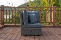 OUTFLEXX Dining Set, Grau, Polyrattan, 4tlg, 5-6 Personen, Inkl. Polster Und Kissen -Gartenmöbel 10 20661.jpg