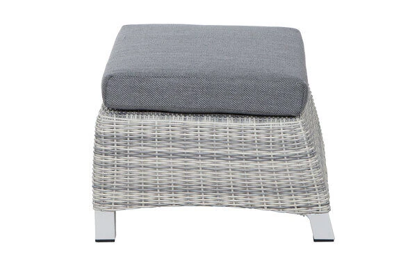 SIENA GARDEN Corido Loungehocker, Ice Grey, Alu / Gardino®-Geflecht, 61x63x45 Cm 13 SIENA GARDEN Corido Loungehocker, Ice Grey, Alu / Gardino®-Geflecht, 61x63x45 Cm – Bild 11