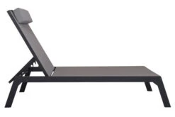 VILLANA Gartenliege, Anthrazit/grau, Aluminium/Textil, 198 X 60 X 32 Cm, Verstellbar 18 VILLANA Gartenliege, Anthrazit/grau, Aluminium/Textil, 198 X 60 X 32 Cm, Verstellbar -Gartenmöbel 13405 6.jpg