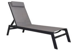 VILLANA Gartenliege, Anthrazit/grau, Aluminium/Textil, 198 X 60 X 32 Cm, Verstellbar 20 VILLANA Gartenliege, Anthrazit/grau, Aluminium/Textil, 198 X 60 X 32 Cm, Verstellbar -Gartenmöbel 13405 8.jpg