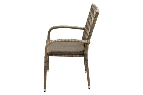 Ploß Rabida Basic Stapelstuhl, Champagner-meliert, Polyrattan, 64 X 56 X 92 Cm, Inkl. Polster 15 Ploß Rabida Basic Stapelstuhl, Champagner-meliert, Polyrattan, 64 X 56 X 92 Cm, Inkl. Polster – Bild 13