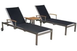 OUTFLEXX 2er-Set Sonnenliegen, Schwarz, Edelstahl/Teak, 195,5x74x35cm, Mit Beistelltisch 45x45cm -Gartenmöbel 1 14165.jpg