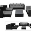 OUTFLEXX Loungemöbel-Set, Schwarz, Polyrattan, Für 9 Personen, Inkl. Kaffeetisch, Wasserfeste Kissenbox -Gartenmöbel 1 1716 BOX B.jpg