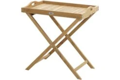 Ploß Tablett York, Premium-Teak, Natur, 68x45x70 Cm