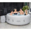 BESTWAY Lay-Z-Spa Paris AirJet Whirlpool, Weiß, Vinyl/Kunstleder, Ø196x66cm -Gartenmöbel 1 19182.jpg