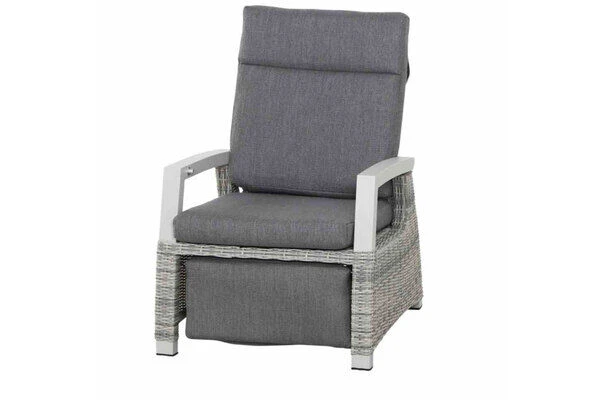 SIENA GARDEN Corido Relaxsessel, Ice Grey, Alu / Gardino®-Geflecht, 73x87x103 Cm, Verstellbar 3 SIENA GARDEN Corido Relaxsessel, Ice Grey, Alu / Gardino®-Geflecht, 73x87x103 Cm, Verstellbar
