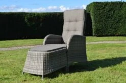 Ploß Rabida Dining Sessel, Champagner-meliert, Polyrattan, Verstellbar, Mit Fußhocker -Gartenmöbel 1 21057.jpg