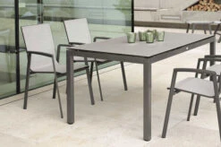 STERN New Top Stapelsessel, Anthrazit/silber, Aluminium/Textil, 65x57x89 Cm, Pulverbeschichtet, Stapelbar -Gartenmöbel 1 21912.jpg