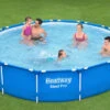 BESTWAY Steel Pro Pool Mit Gestell, Blau, TriTech/Stahl, Ø396x84cm, Mit Filterpumpe 1 BESTWAY Steel Pro Pool Mit Gestell, Blau, TriTech/Stahl, Ø396x84cm, Mit Filterpumpe -Gartenmöbel 1 21931.jpg