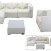 OUTFLEXX Loungemöbel-Set, Weiß, Polyrattan, Für 5 Personen, Inkl. Kaffeetisch, Wasserfeste Kissenbox -Gartenmöbel 1 2523 BOX B.jpg