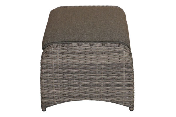 Ploß Rabida Hocker, Champagner-meliert, Polyrattan, 71x52x42 Cm, Zu Loungesessel, Inkl. Polster 9 Ploß Rabida Hocker, Champagner-meliert, Polyrattan, 71x52x42 Cm, Zu Loungesessel, Inkl. Polster – Bild 7
