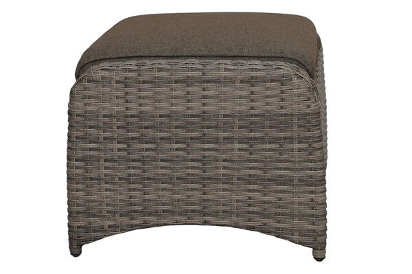 Ploß Rabida Hocker, Champagner-meliert, Polyrattan, 71x52x42 Cm, Zu Loungesessel, Inkl. Polster 12 Ploß Rabida Hocker, Champagner-meliert, Polyrattan, 71x52x42 Cm, Zu Loungesessel, Inkl. Polster – Bild 10