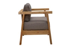 OUTFLEXX Hamim Sessel, Natur/grau, Teak/Olefin, 90 X 80 X 60 Cm, Recycled Teak 17 OUTFLEXX Hamim Sessel, Natur/grau, Teak/Olefin, 90 X 80 X 60 Cm, Recycled Teak -Gartenmöbel 21685 11.jpg