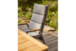 SIENA GARDEN Savona Sessel, Matt Graphit , Alu/FSC-Teak/Texfabric, 74x60x110 Cm, Verstellbare Rückenlehne, Inkl. Polster -Gartenmöbel 21993 3.jpg