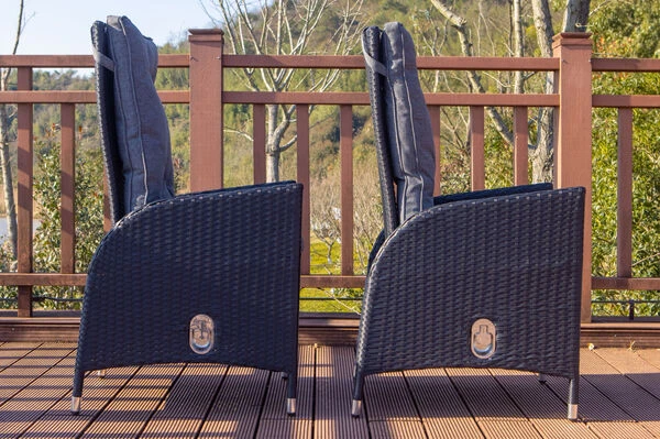 OUTFLEXX 2er Set Dining Sessel, Schwarz, Polyrattan, Je 55 X 65 X 112 Cm, Rücken Stufenlos Verstellbar 6 OUTFLEXX 2er Set Dining Sessel, Schwarz, Polyrattan, Je 55 X 65 X 112 Cm, Rücken Stufenlos Verstellbar – Bild 4