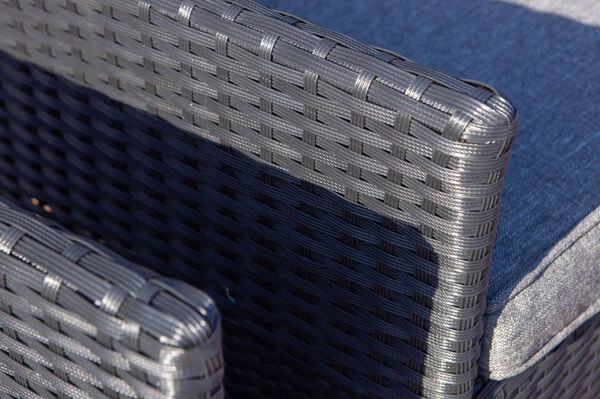 OUTFLEXX 2er Set Dining Sessel, Schwarz, Polyrattan, Je 55 X 65 X 112 Cm, Rücken Stufenlos Verstellbar 11 OUTFLEXX 2er Set Dining Sessel, Schwarz, Polyrattan, Je 55 X 65 X 112 Cm, Rücken Stufenlos Verstellbar – Bild 9