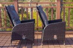 OUTFLEXX 2er Set Dining Sessel, Braun, Polyrattan, Je 55 X 65 X 112 Cm, Rücken Stufenlos Verstellbar -Gartenmöbel 22285 3.jpg