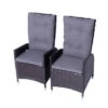 OUTFLEXX 2er Set Dining Sessel, Braun, Polyrattan, Je 55 X 65 X 112 Cm, Rücken Stufenlos Verstellbar -Gartenmöbel 22285 9.jpg