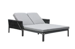 OUTFLEXX Mermaid Doppelliege, Anthrazit, Aluminium/XL Rope, 140x56x132 Cm, Inkl. Polster 7 OUTFLEXX Mermaid Doppelliege, Anthrazit, Aluminium/XL Rope, 140x56x132 Cm, Inkl. Polster -Gartenmöbel 22310 2.jpg