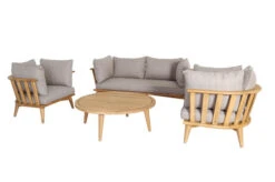 OUTFLEXX Loungeset, Hellgrau, Akazie, Teak-Look, Inkl. Polster, 4 Personen 21 OUTFLEXX Loungeset, Hellgrau, Akazie, Teak-Look, Inkl. Polster, 4 Personen -Gartenmöbel 22379 6.jpg