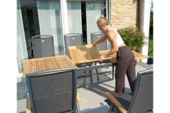 HARTMAN Silencio / RaffaeloSitzgruppe, Xerix/natur, Alu/Teak, 2 Dining Sessel, 6 Multipo, 160/220x90cm, FSC-Teak Armlehnen 20 HARTMAN Silencio / RaffaeloSitzgruppe, Xerix/natur, Alu/Teak, 2 Dining Sessel, 6 Multipo, 160/220x90cm, FSC-Teak Armlehnen -Gartenmöbel 22443 8.jpg