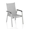 KETTLER BasicPlus PaddedStapelsessel, Silber/hellgrau, Alu/Textilene, 0301202-9000, Stapelbar -Gartenmöbel 22511 1.jpg