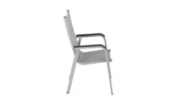 KETTLER BasicPlus PaddedStapelsessel, Silber/hellgrau, Alu/Textilene, 0301202-9000, Stapelbar -Gartenmöbel 22511 4.jpg