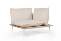 OUTFLEXX Vail Loungemöbel, Weiß/natur/actionlinen, Alu/FSC-Teakholz/Sunbrella, Für Bis Zu 7 Personen, Seitenablagen Aus Teak 20 OUTFLEXX Vail Loungemöbel, Weiß/natur/actionlinen, Alu/FSC-Teakholz/Sunbrella, Für Bis Zu 7 Personen, Seitenablagen Aus Teak -Gartenmöbel 22547 5.jpg