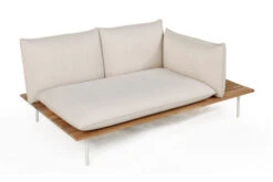 OUTFLEXX Vail Loungemöbel, Weiß/natur/actionlinen, Alu/FSC-Teakholz/Sunbrella, Für Bis Zu 7 Personen, Seitenablagen Aus Teak 22 OUTFLEXX Vail Loungemöbel, Weiß/natur/actionlinen, Alu/FSC-Teakholz/Sunbrella, Für Bis Zu 7 Personen, Seitenablagen Aus Teak -Gartenmöbel 22547 7.jpg