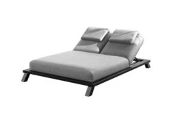 OUTFLEXX Exklusivmodell Blain Doppelliege, Flanelle, Alu/Sunbrella, 222 X 144 X 38 Cm, Inkl. Verstellbarer Rückenlehne -Gartenmöbel 22851 2.jpg