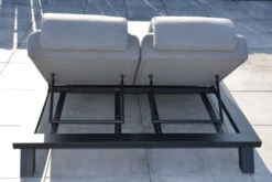 OUTFLEXX Exklusivmodell Blain Doppelliege, Flanelle, Alu/Sunbrella, 222 X 144 X 38 Cm, Inkl. Verstellbarer Rückenlehne -Gartenmöbel 22851 6.jpg