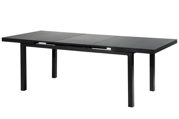 OUTFLEXX Malaga Premium Esstischgarnitur, Anthrazit/grau/sooty, Alu/Glas/Subrella, 180/240cm, 8 Sessel, Ausziehfunktion, Verstellbare Rückenlehne 4 OUTFLEXX Malaga Premium Esstischgarnitur, Anthrazit/grau/sooty, Alu/Glas/Subrella, 180/240cm, 8 Sessel, Ausziehfunktion, Verstellbare Rückenlehne – Bild 2