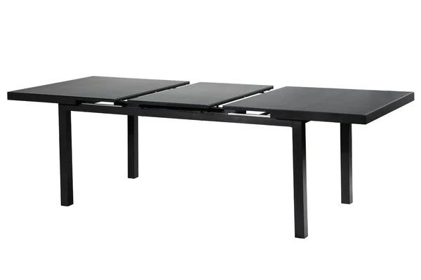 OUTFLEXX Malaga Premium Esstischgarnitur, Anthrazit/grau/sooty, Alu/Glas/Subrella, 180/240cm, 8 Sessel, Ausziehfunktion, Verstellbare Rückenlehne 9 OUTFLEXX Malaga Premium Esstischgarnitur, Anthrazit/grau/sooty, Alu/Glas/Subrella, 180/240cm, 8 Sessel, Ausziehfunktion, Verstellbare Rückenlehne – Bild 7