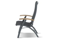 HARTMAN Da Vinci Multipositionssessel, Xerix/anthrazit, Alu/Textilene, Mit FSC-Teak-Armlehnen 9 HARTMAN Da Vinci Multipositionssessel, Xerix/anthrazit, Alu/Textilene, Mit FSC-Teak-Armlehnen -Gartenmöbel 2 11660 1.jpg