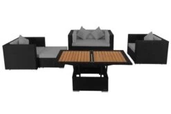 OUTFLEXX Loungemöbel-Set, 5 Personen, Schwarz, Polyrattan, Inkl. Loungetisch, Wasserfeste Kissenbox 12 OUTFLEXX Loungemöbel-Set, 5 Personen, Schwarz, Polyrattan, Inkl. Loungetisch, Wasserfeste Kissenbox -Gartenmöbel 2 1299 BOX D.jpg