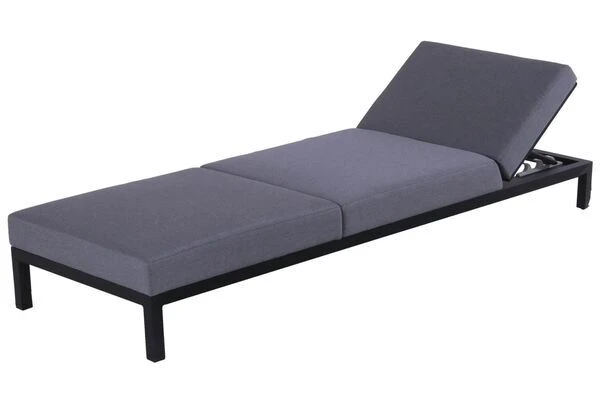HARTMAN Adam Gartenliege, Flanelle, Alu/Sunbrella, 195x70x30cm, Rückenlehne Verstellbar, Inkl. Kopfkissen 4 HARTMAN Adam Gartenliege, Flanelle, Alu/Sunbrella, 195x70x30cm, Rückenlehne Verstellbar, Inkl. Kopfkissen – Bild 2