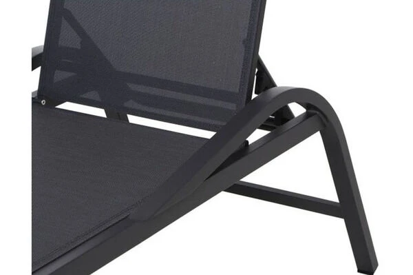 SIENA GARDEN Milos Stapelliege, Aluminium/Ranotex, 194x64 Cm 4 SIENA GARDEN Milos Stapelliege, Aluminium/Ranotex, 194x64 Cm – Bild 2