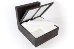 OUTFLEXX Mittelelement, Braun, Polyrattan, Inkl. Polster Und Kissen, Wasserfeste Kissenbox -Gartenmöbel 2 2393 5 BOX.jpg