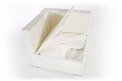 OUTFLEXX Eckelement, Weiß, Polyrattan, Inkl. Polster Und Kissen, Wasserfeste Kissenbox -Gartenmöbel 2 2511 6 BOX.jpg