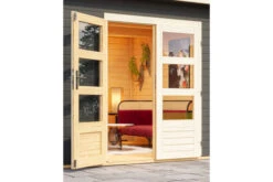 KARIBU Gartenhaus Northeim 5, Terragrau, Fichtenholz 40mm, 724 X 369 X 229 Cm, Pultdach, Anbau 3m Mit Rückwand 13 KARIBU Gartenhaus Northeim 5, Terragrau, Fichtenholz 40mm, 724 X 369 X 229 Cm, Pultdach, Anbau 3m Mit Rückwand -Gartenmöbel 30561 6 02.jpg