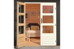 KARIBU Gartenhaus Bastrup3 , Anthrazit, Fichtenholz 28mm, 641x 237 X 220 Cm, Pultdach, Anbau 3m Mit Rückwand -Gartenmöbel 30566 4 03.jpg