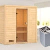 KARIBU Selena Sauna , Naturbelassen, Fichte, 195x145x187 Cm,SETOfen 4,5 KW Integr. Strg. 1 KARIBU Selena Sauna , Naturbelassen, Fichte, 195x145x187 Cm,SETOfen 4,5 KW Integr. Strg. -Gartenmöbel 30761 1 01.jpg