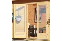 KARIBU Mainburg 4 Saunahaus, Naturbelassen, Fichte, 490x368x229 Cm, SET A Mit Doppelflügeltür Und Vorraum 19 KARIBU Mainburg 4 Saunahaus, Naturbelassen, Fichte, 490x368x229 Cm, SET A Mit Doppelflügeltür Und Vorraum -Gartenmöbel 31323 1 03.jpg