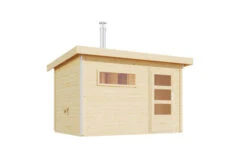 KARIBU Skrollan 2 Saunahaus, Naturbelassen, Fichte, 336x231x227 Cm, Moderne Tür & Holzofen Inkl. Schornstein 23 KARIBU Skrollan 2 Saunahaus, Naturbelassen, Fichte, 336x231x227 Cm, Moderne Tür & Holzofen Inkl. Schornstein -Gartenmöbel 31399 5 02.jpg