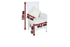 OUTFLEXX 2er-Set Sessel, Weiß, Polyrattan, Lehne Beliebig Verstellbar, Inkl. Kissen -Gartenmöbel 3332 05.jpg