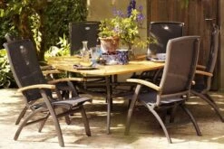 HARTMAN Da Vinci Multipositionssessel, Xerix/anthrazit, Alu/Textilene, Mit FSC-Teak-Armlehnen 10 HARTMAN Da Vinci Multipositionssessel, Xerix/anthrazit, Alu/Textilene, Mit FSC-Teak-Armlehnen -Gartenmöbel 3 11660 1.jpg