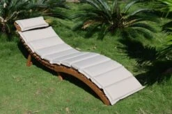 Ploß Sonnenliege, FSC-Akazie/Polyester, 186 X 55 X 21 Cm, Inkl. Auflage -Gartenmöbel 3 16528.jpg