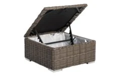 OUTFLEXX Hocker, Grau, Polyrattan, 70 X 70 X 35 Cm, Verstellbare Sitzfläche, Wasserfeste Kissenbox -Gartenmöbel 3 18362 4 BOX.jpg